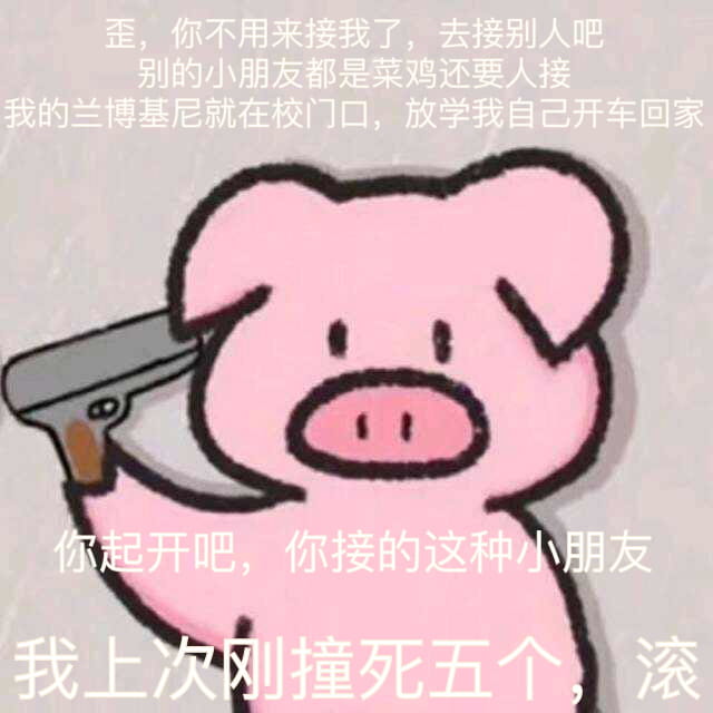 心肥意冷 可爱小猪猪表情包