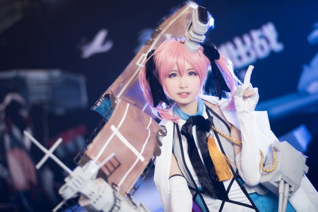 碧蓝航线-萨拉托加 cos 场照