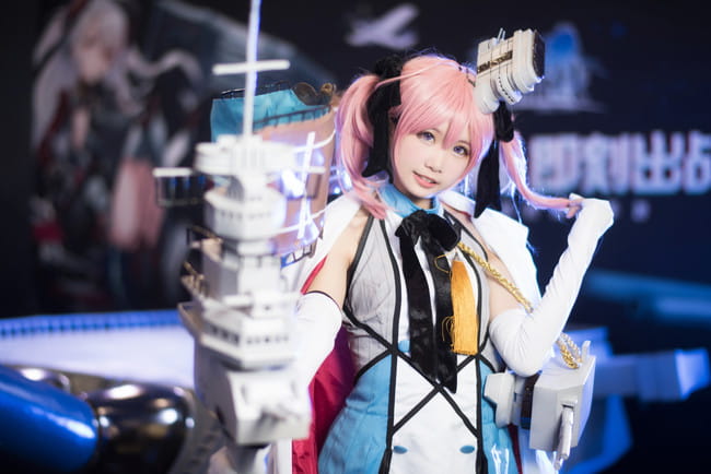 碧蓝航线-萨拉托加 cos 场照