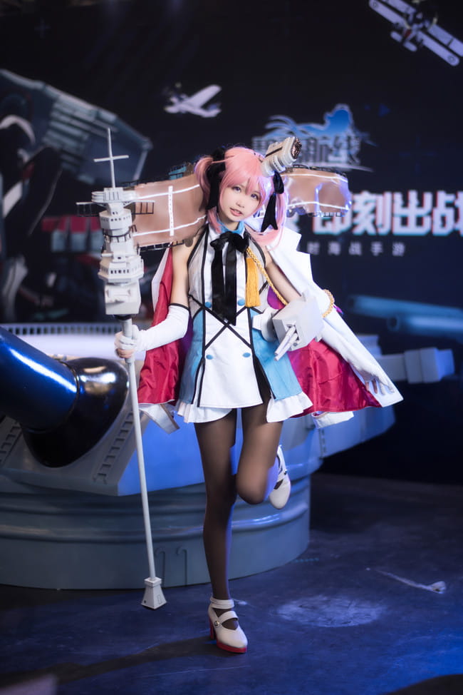 碧蓝航线-萨拉托加 cos 场照