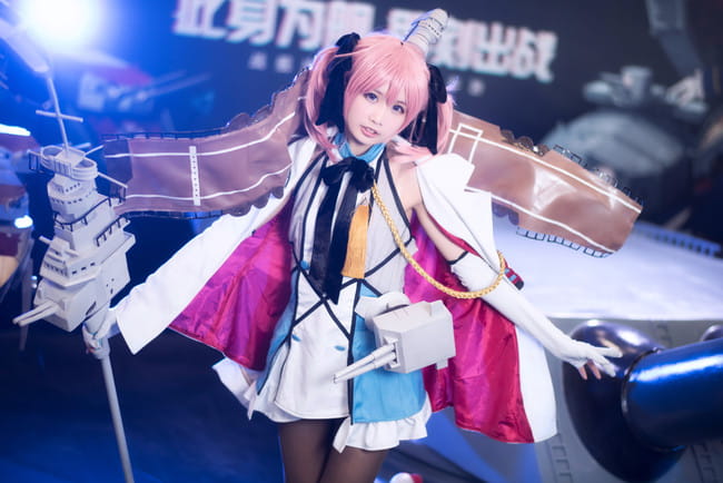 碧蓝航线-萨拉托加 cos 场照