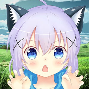 世界上果然是存在着 认真的微笑 这种东西的 二次元头像女生呆萌