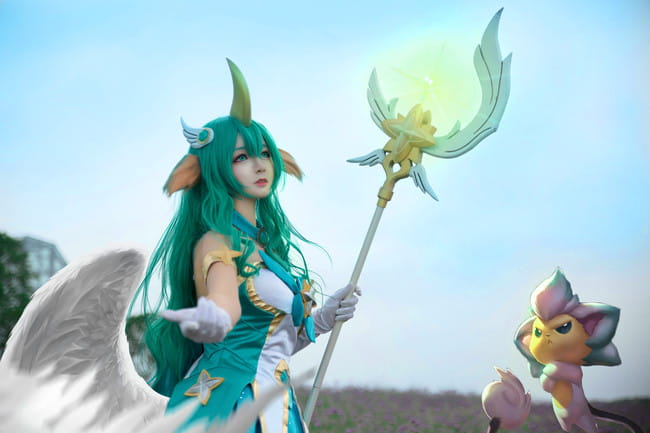 英雄联盟众星之子索拉卡cos