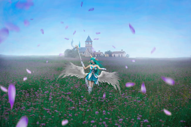 英雄联盟众星之子索拉卡cos