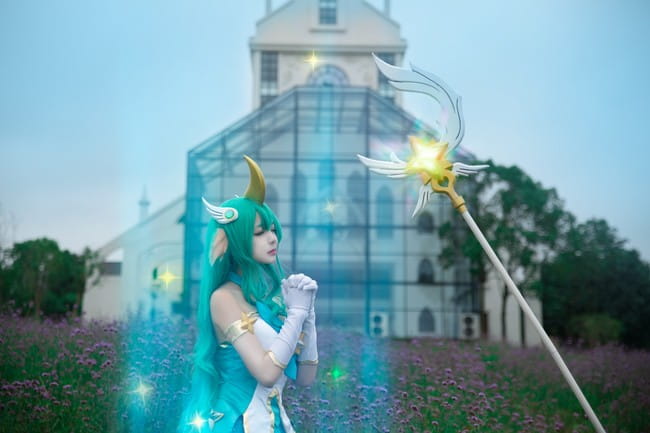 英雄联盟众星之子索拉卡cos