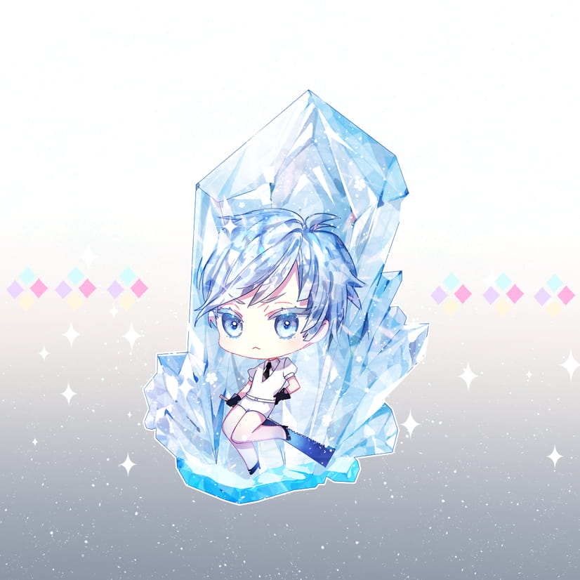 可以作为五黑头像使用的宝石之国头像