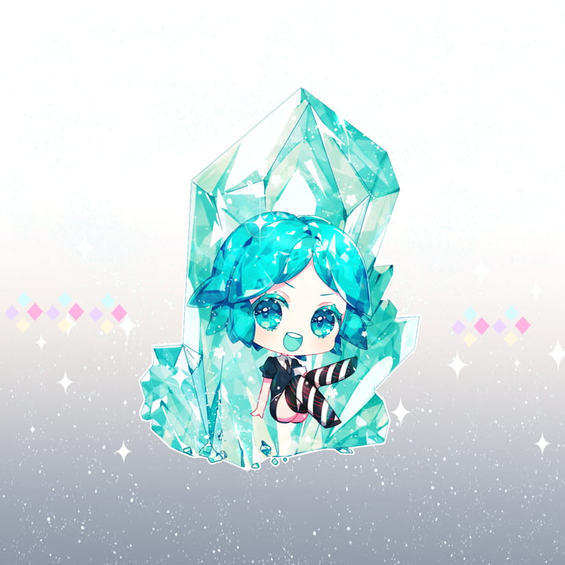 可以作为五黑头像使用的宝石之国头像