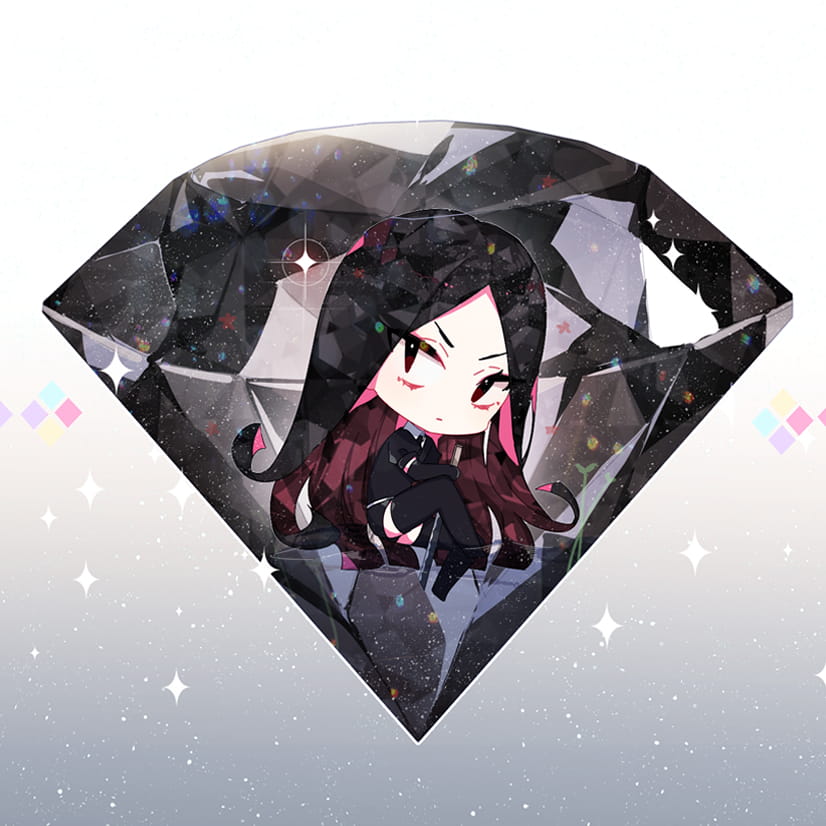 可以作为五黑头像使用的宝石之国头像