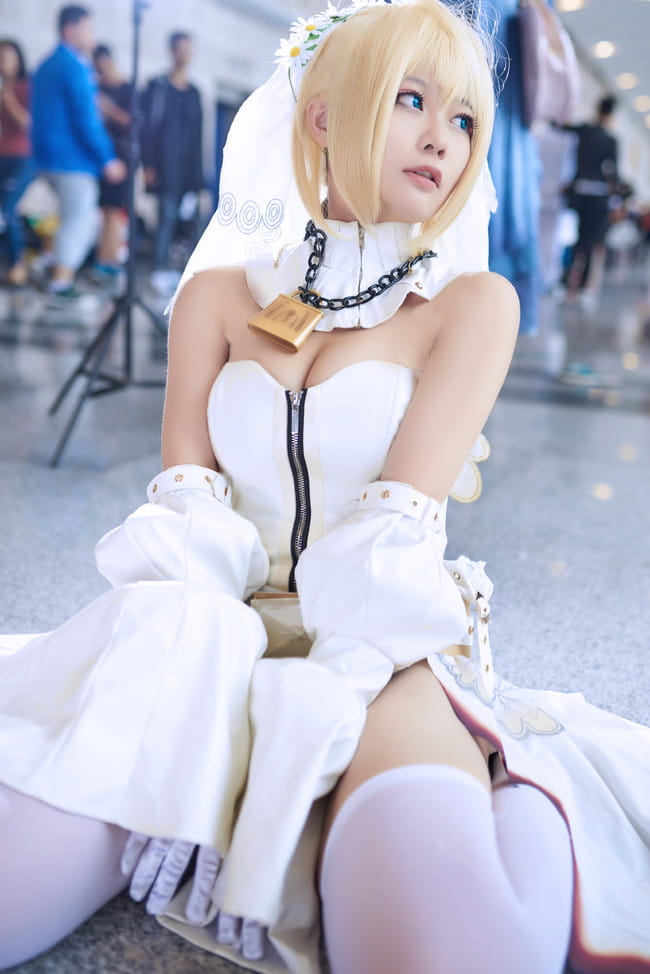 Fate/Grand Orde 花嫁尼禄·克劳狄乌斯cosplay图片