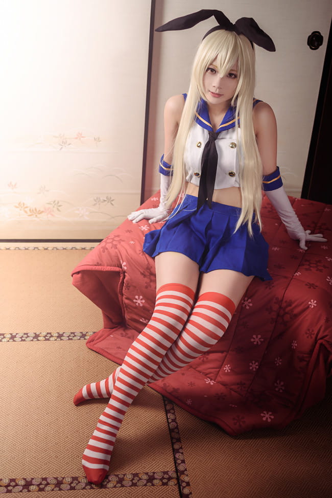 舰队Collection 岛风cosplay图片