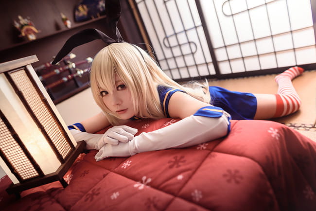 舰队Collection 岛风cosplay图片