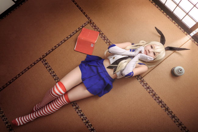 舰队Collection 岛风cosplay图片