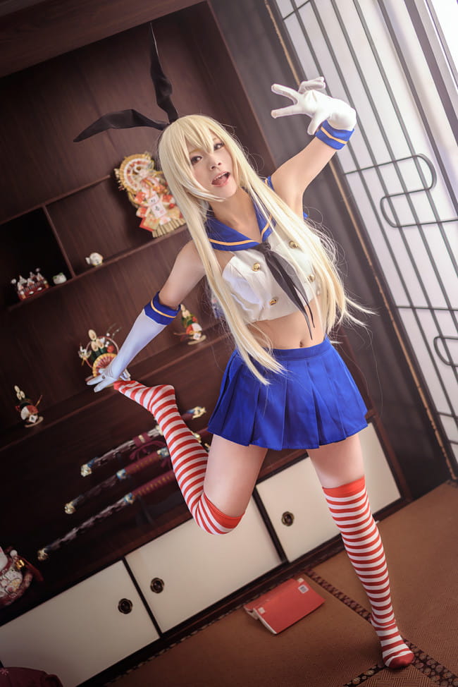 舰队Collection 岛风cosplay图片