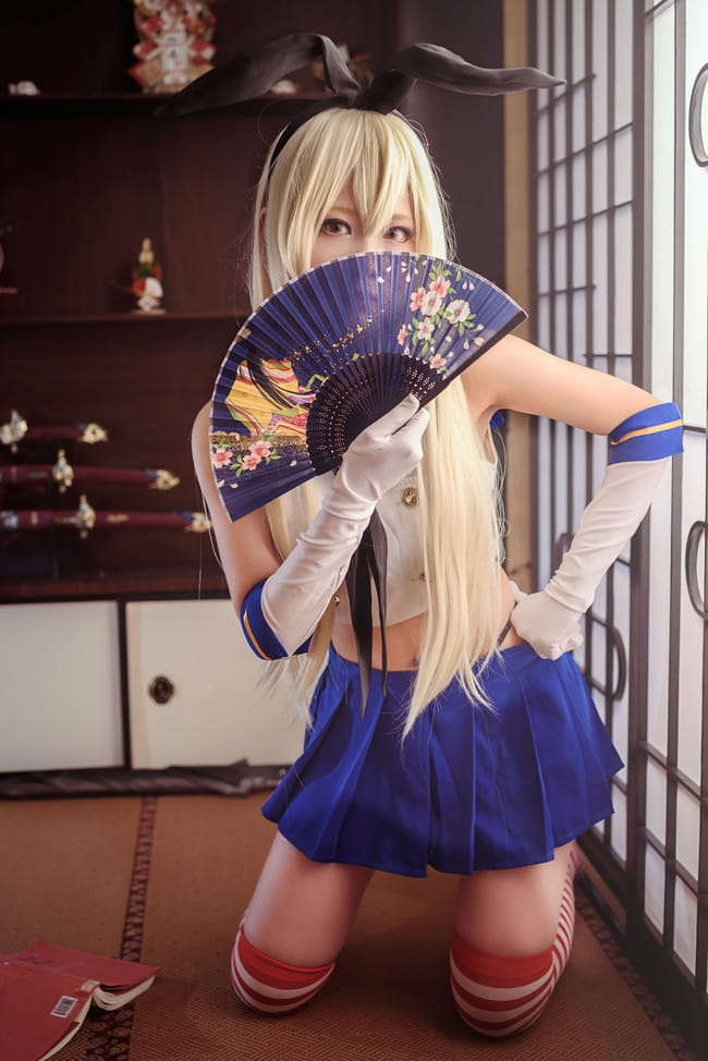 舰队Collection 岛风cosplay图片