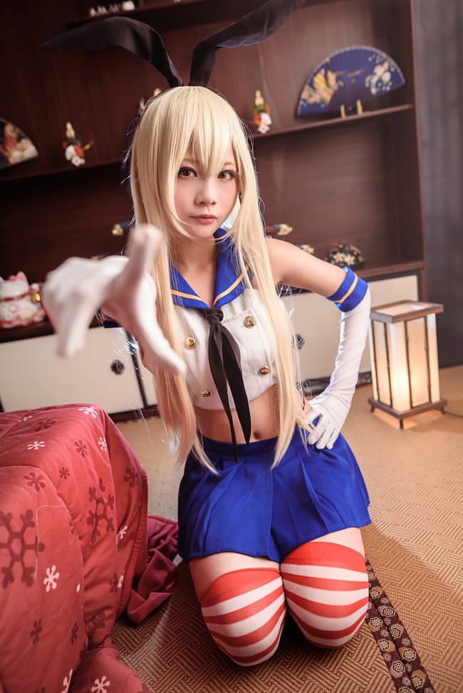 舰队Collection 岛风cosplay图片