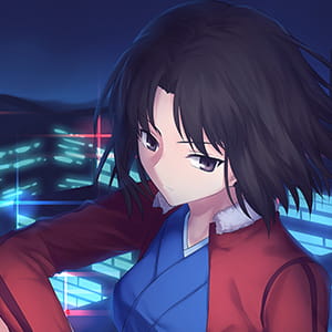 《空之境界》两仪式 二次元女生头像