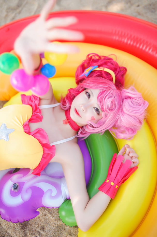 王者荣耀 小乔缤纷独角兽 cosplay