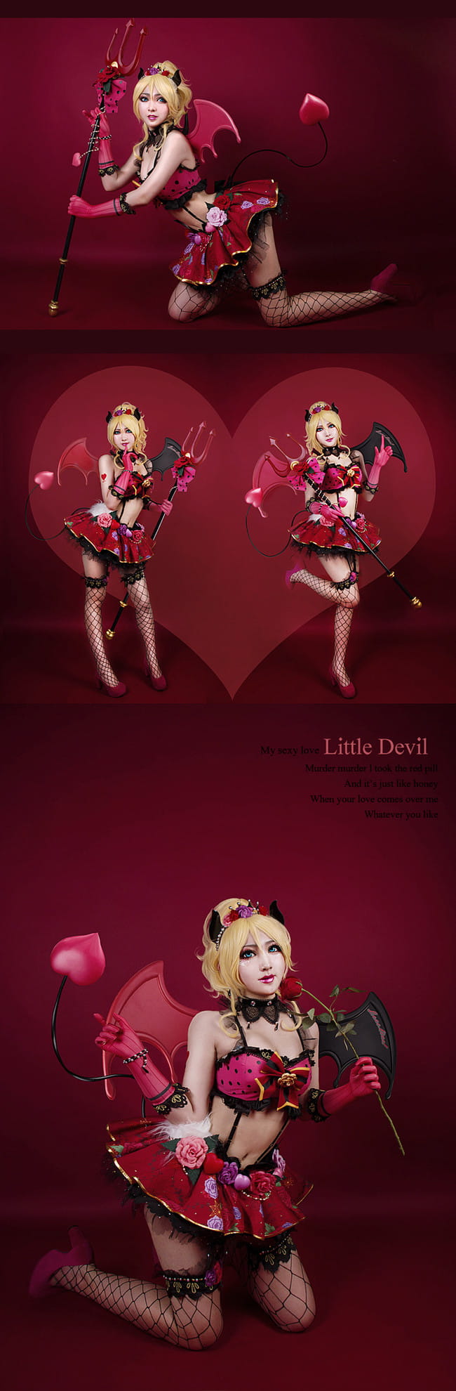 lovelive 小恶魔装cosplay图片