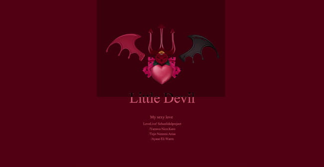 lovelive 小恶魔装cosplay图片