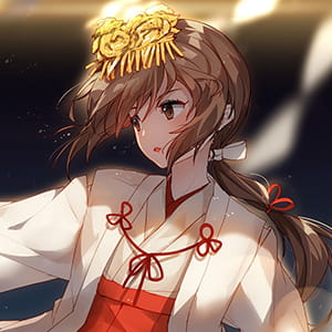 《你的名字》水宫三叶 二次元头像女生呆萌