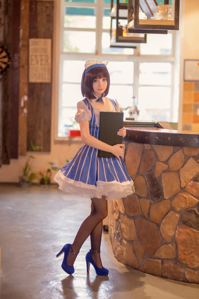 路人女主的养成方法 加藤惠女仆 cosplay