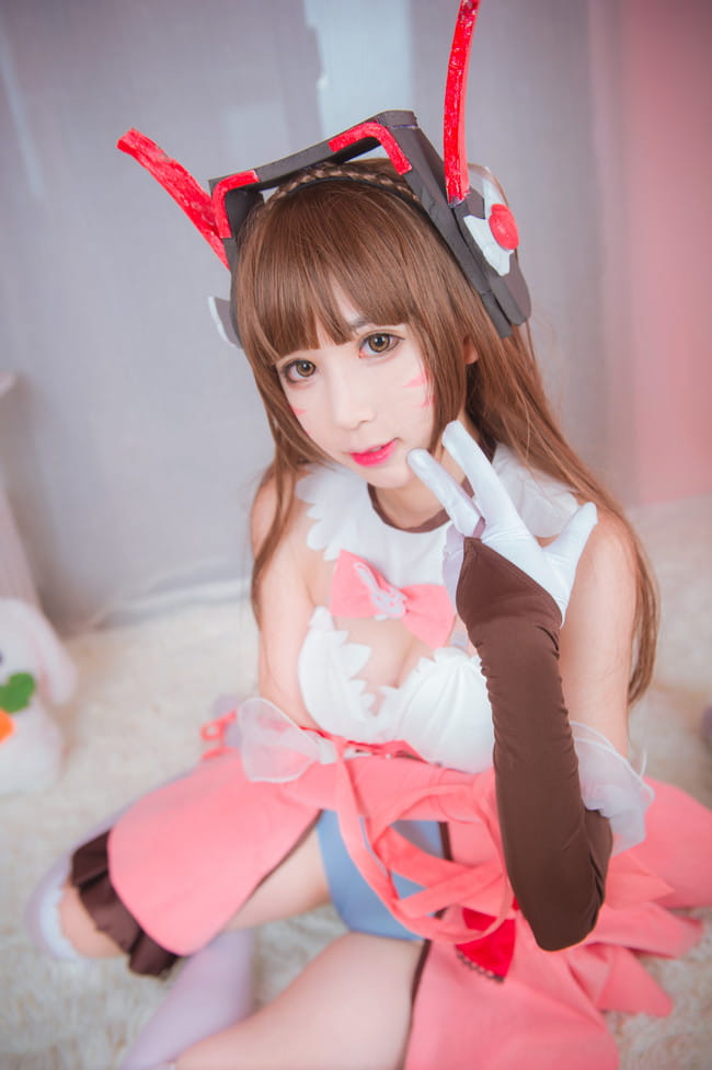 守望先锋 魔法少女D.Va cosplay