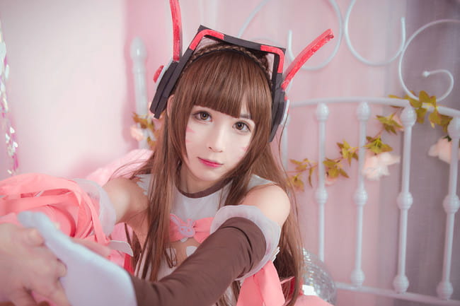 守望先锋 魔法少女D.Va cosplay