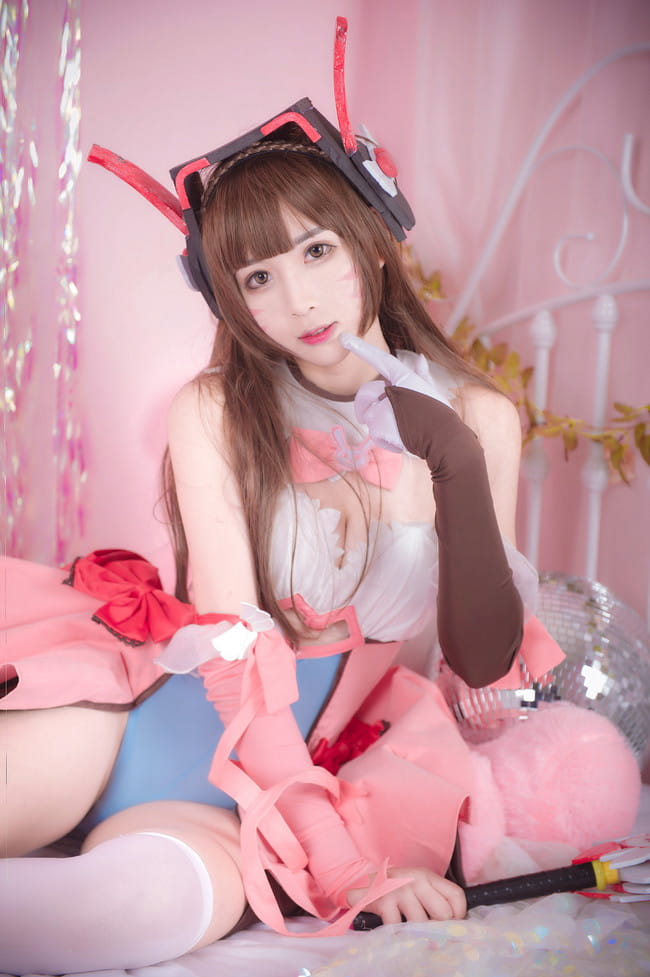 守望先锋 魔法少女D.Va cosplay