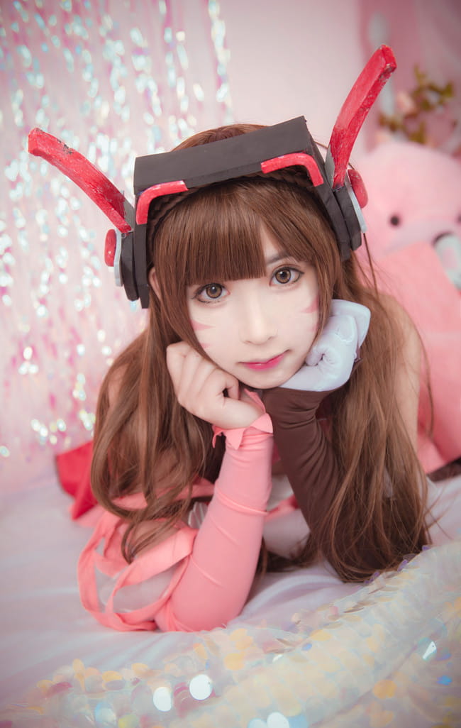 守望先锋 魔法少女D.Va cosplay