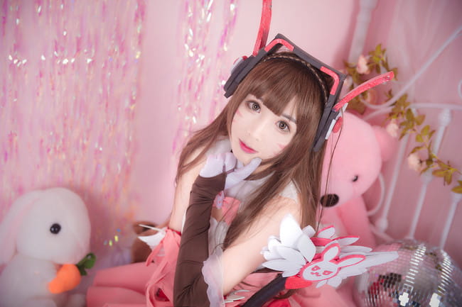 守望先锋 魔法少女D.Va cosplay