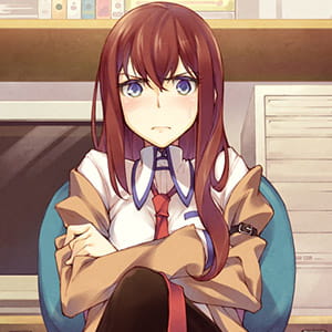 《命运石之门》牧濑红莉栖 二次元头像女生呆萌