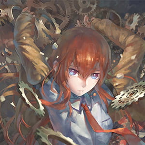 《命运石之门》牧濑红莉栖 二次元头像女生呆萌