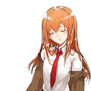 《命运石之门》牧濑红莉栖 二次元头像女生呆萌