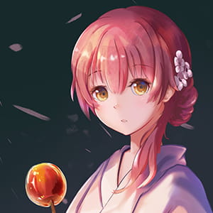 《声之形》西宫硝子 二次元头像女生呆萌