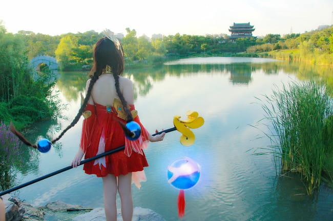 【王者荣耀】沧海之曜大乔cosplay