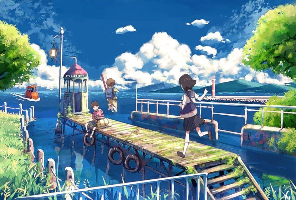 你看风景我看你动漫电脑壁纸下载