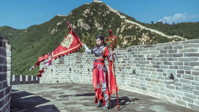 长枪独守大唐魂 cosplay