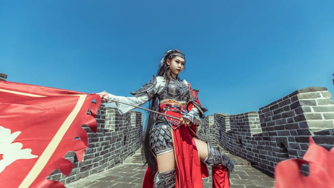 长枪独守大唐魂 cosplay