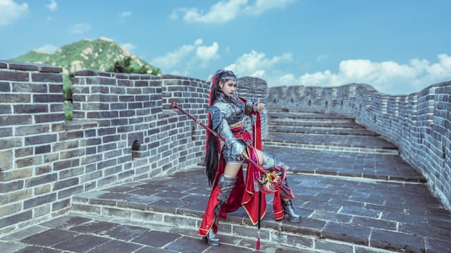 长枪独守大唐魂 cosplay