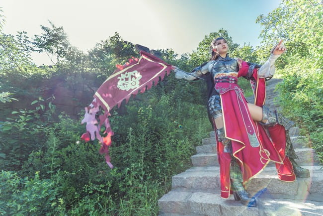 长枪独守大唐魂 cosplay