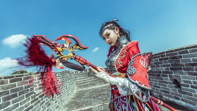 长枪独守大唐魂 cosplay