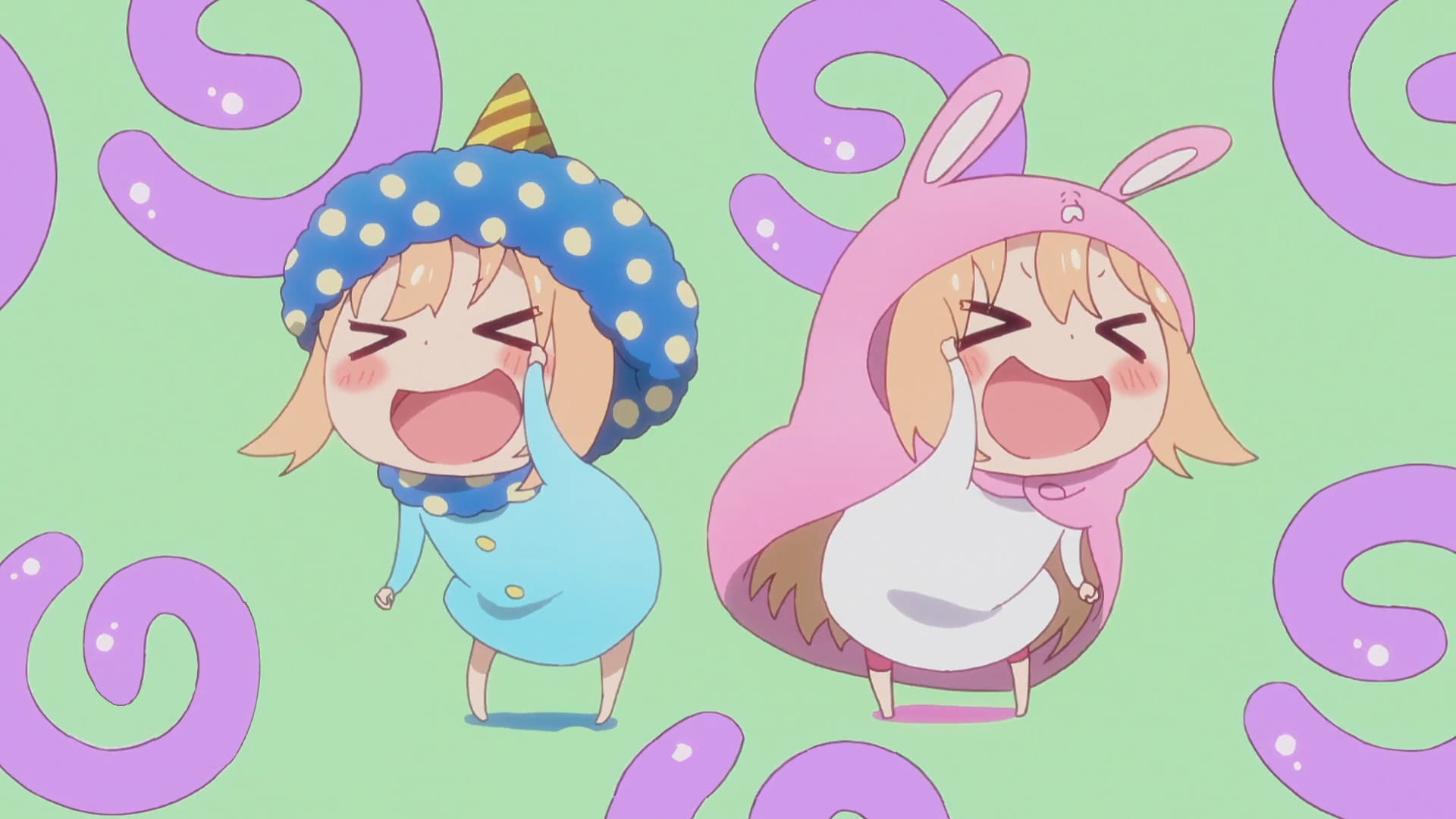 自截干物妹！小埋 动漫电脑壁纸