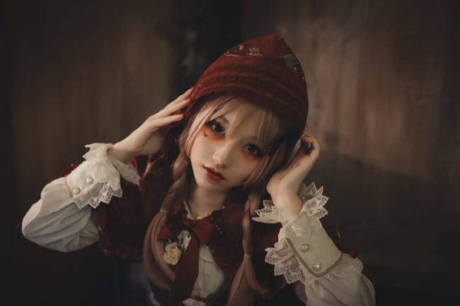犬神洛洛子 暗黑小红帽 cosplay