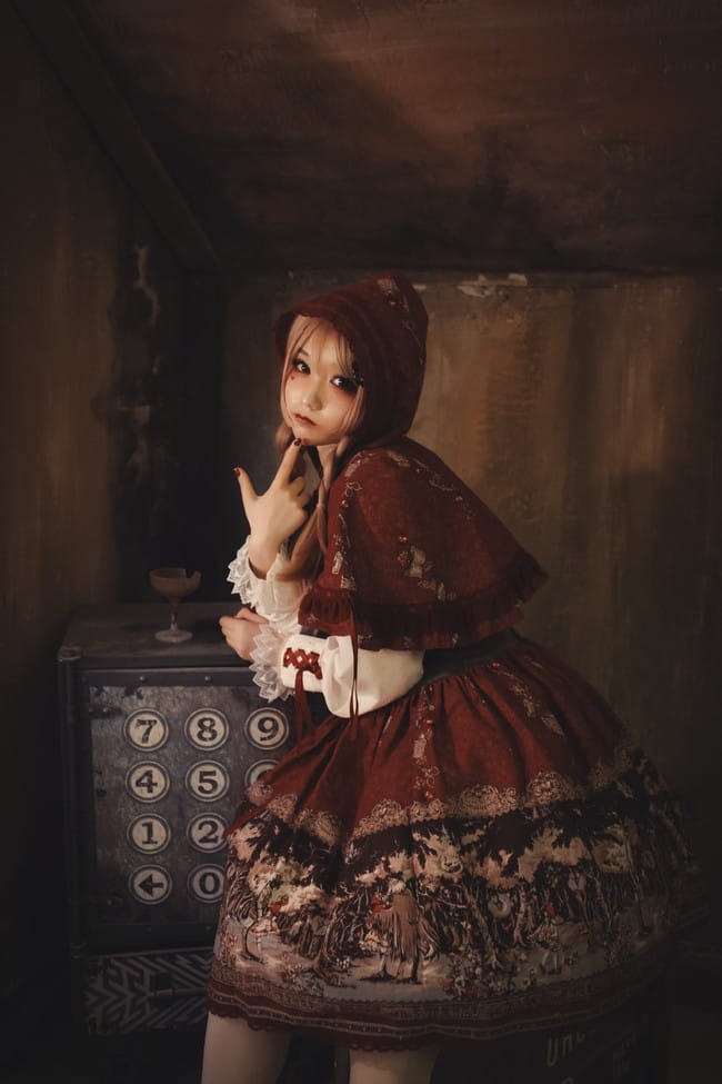 犬神洛洛子 暗黑小红帽 cosplay