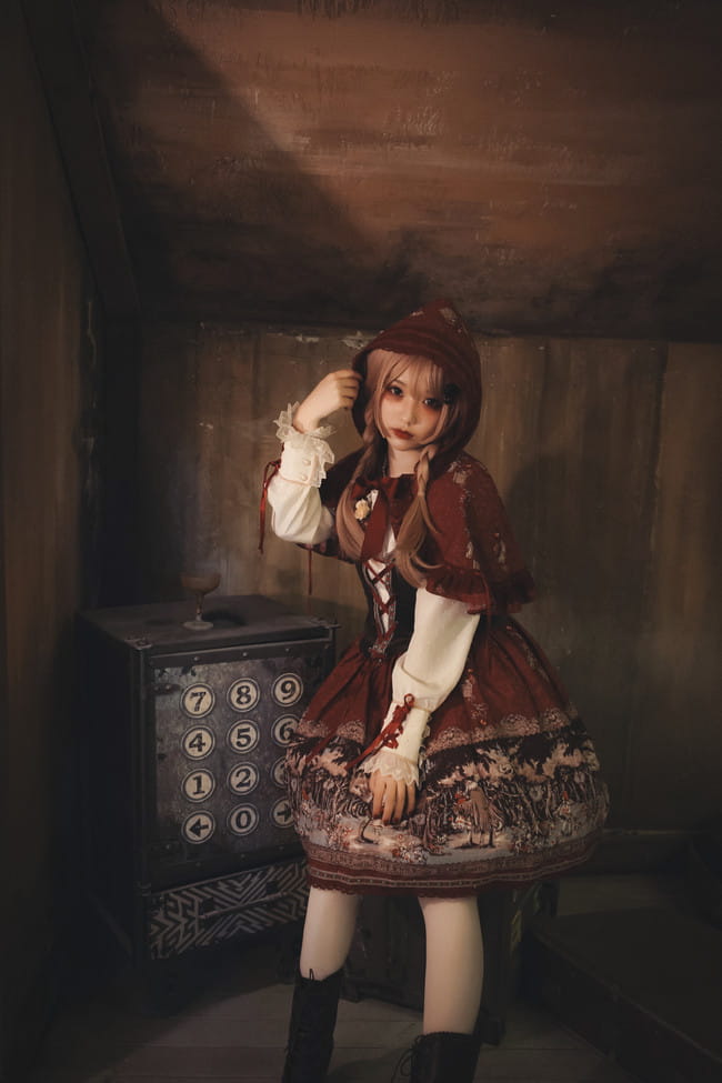 犬神洛洛子 暗黑小红帽 cosplay