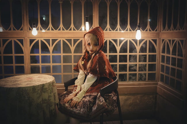 犬神洛洛子 暗黑小红帽 cosplay