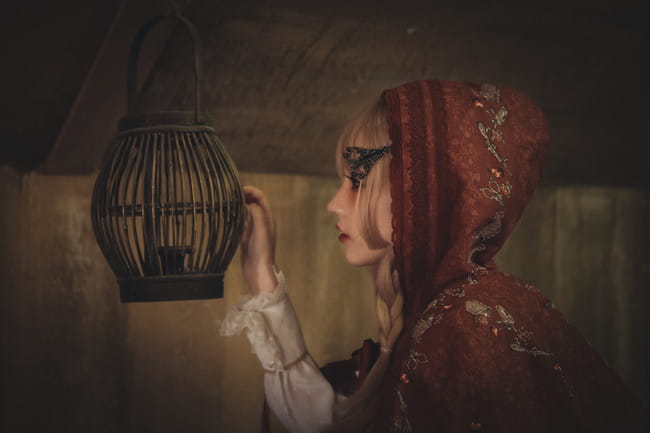 犬神洛洛子 暗黑小红帽 cosplay