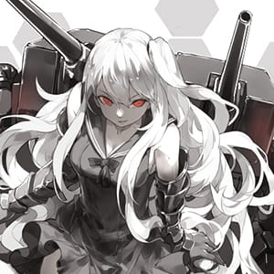 《北方棲姫》 二次元头像女生呆萌