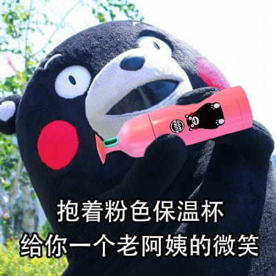 熊本熊之中年少女表情包