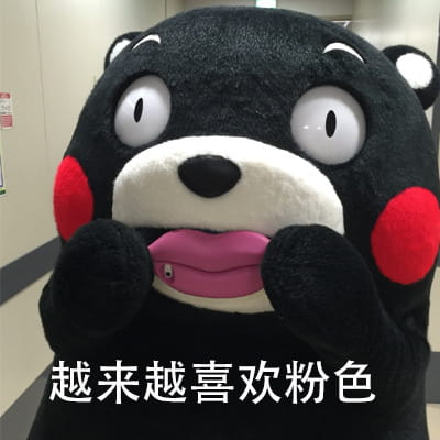 熊本熊之中年少女表情包